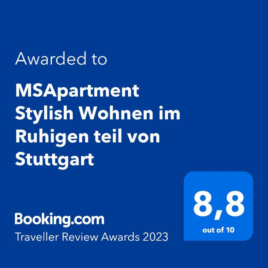 Msapartment Stylish Wohnen In Stuttgart Exterior foto